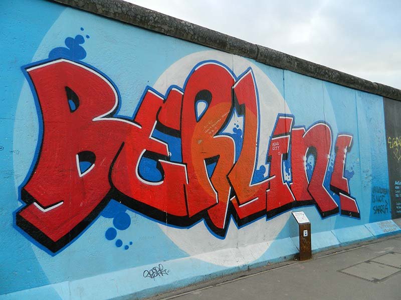 Graffiti on the Berlin Wall