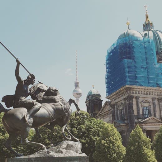 The Berliner Dom & Television Tower