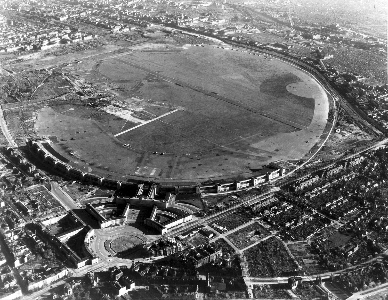 Berlin Tempelhof Airport from above