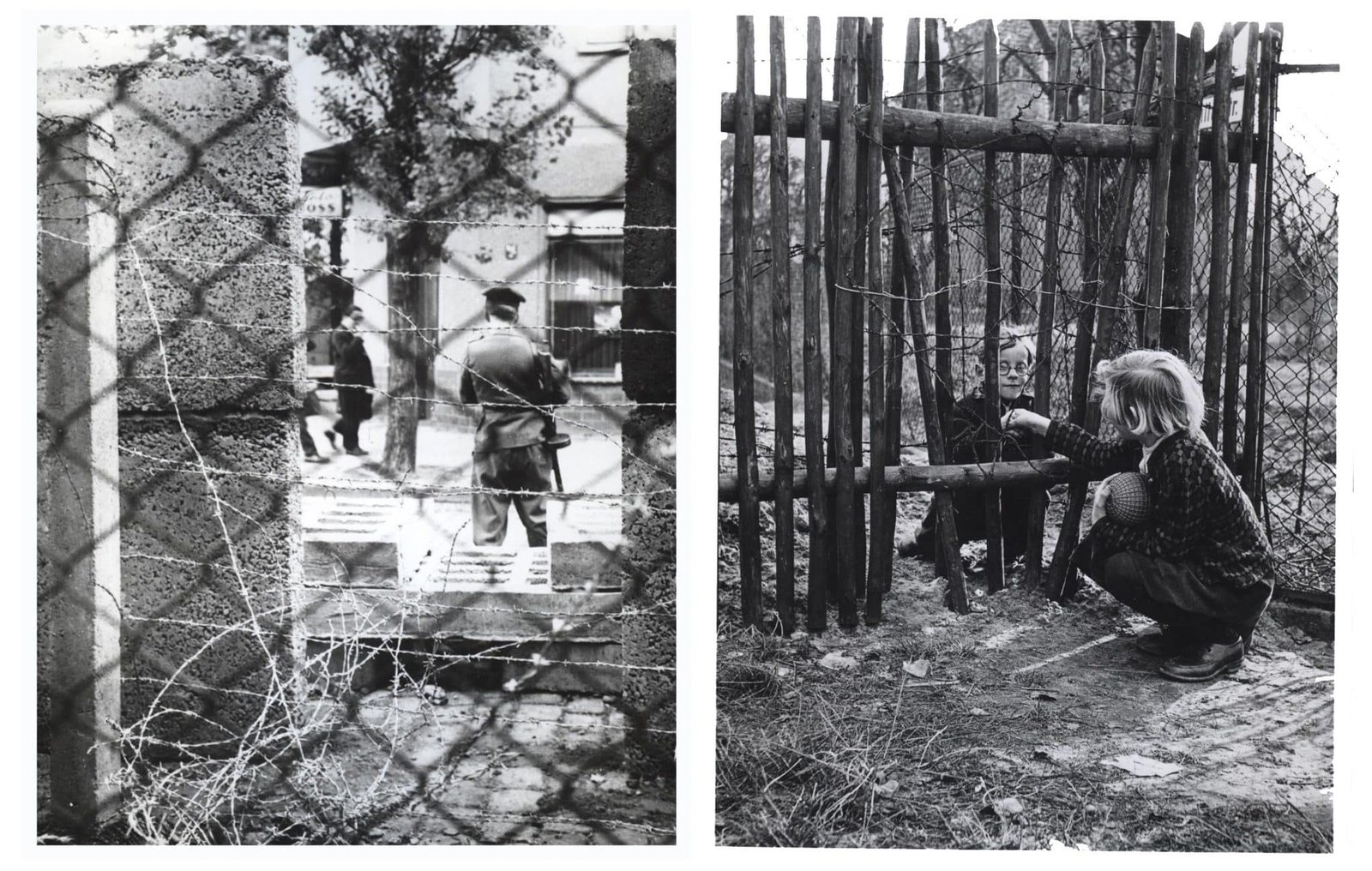The initial version of the Berlin Wall as a barbed wire frontier/Image: CIA