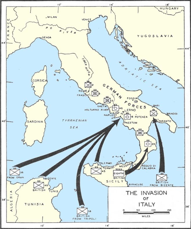 The Potsdam Conference - July 20th 1945 - The Allied invasion plan for Italy in 1943
