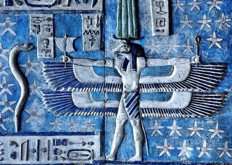 The process for recreating Egyptian Blue was only rediscovered in the 1920s by French chemist Michel-Eugène Chevreul