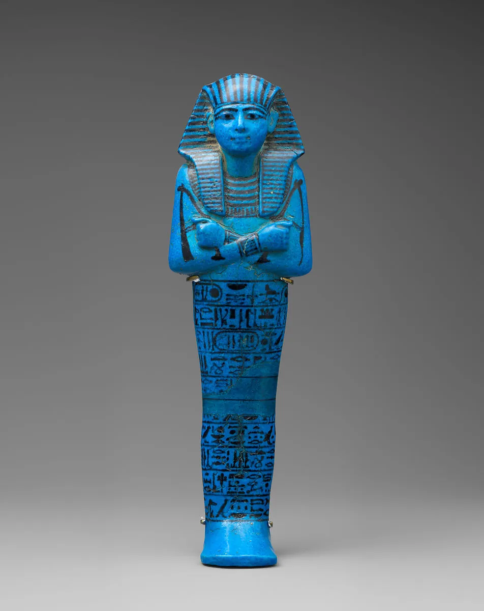 Shabti of Seti I (c1294-1279 BCE) (Metropolitan Museum of Art)