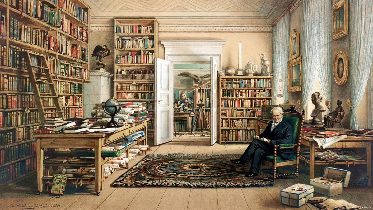 The Prussian scientist, explorer, and studier of blue - Alexander von Humboldt