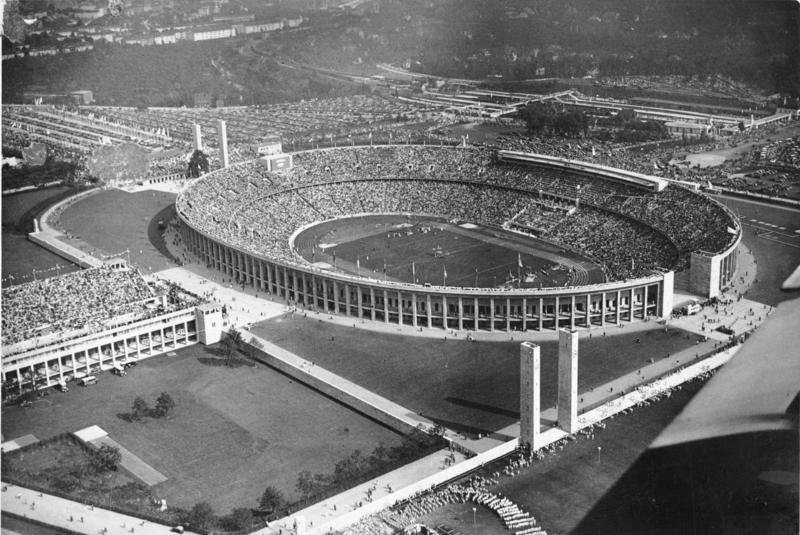 The Olympiastadion in Berlin - Public Domain