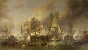 The Battle of Trafalgar by William Clarkson