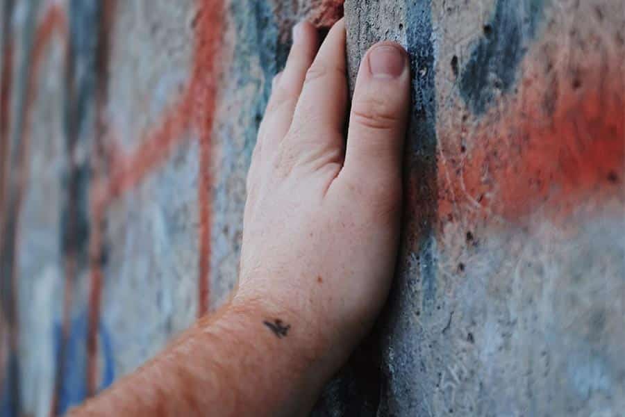 Touch the Berlin Wall