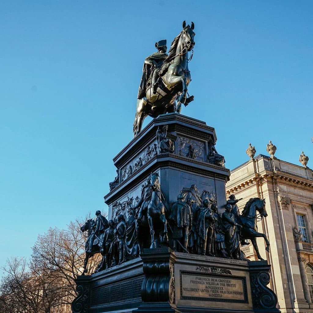 Frederick The Great on Unter den Linden In Berlin