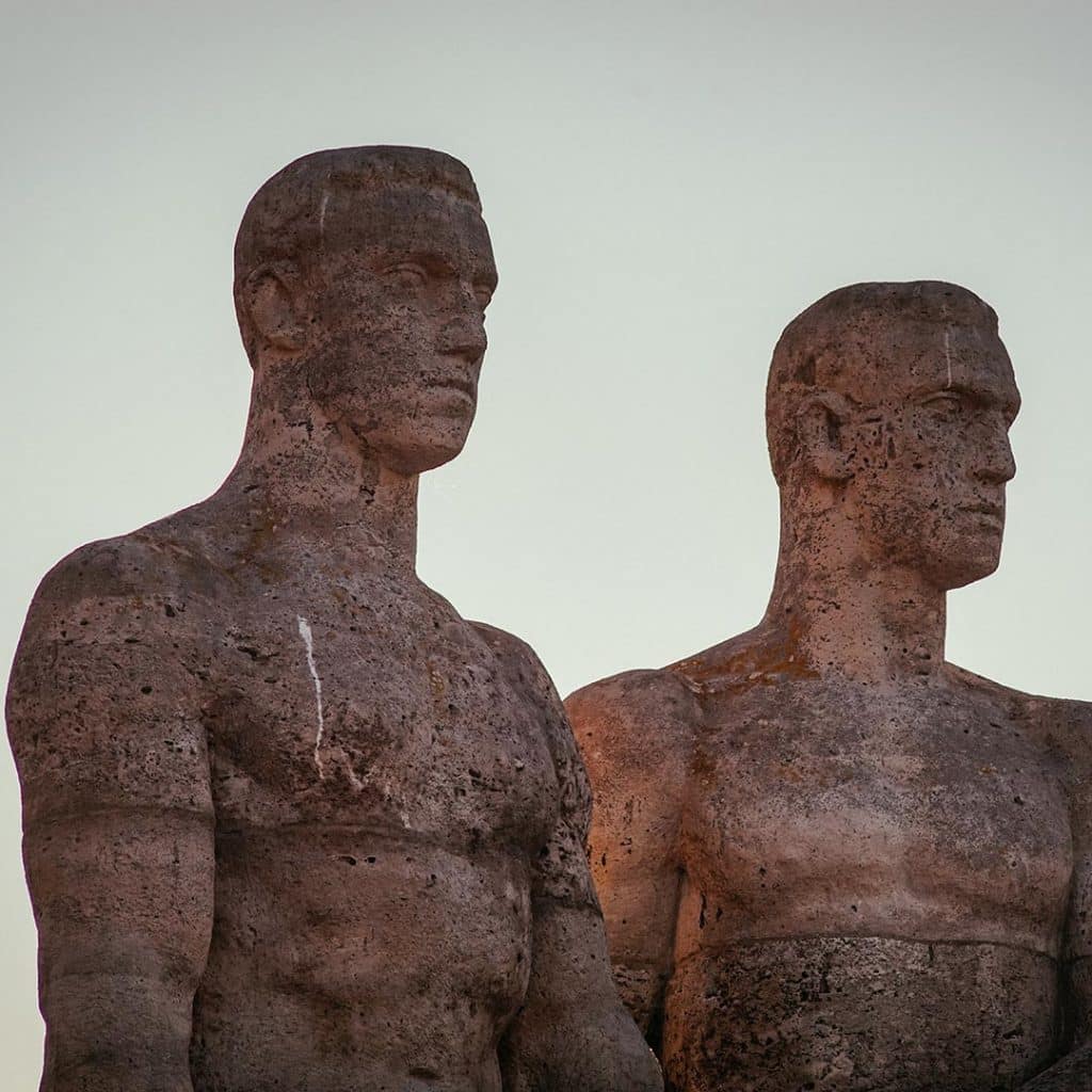 Statues At The Olympic Stadium in Berlin
