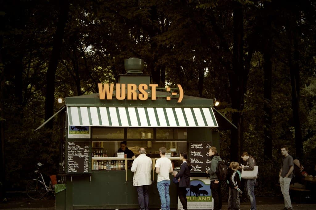 A Currywurst Stall Berlin