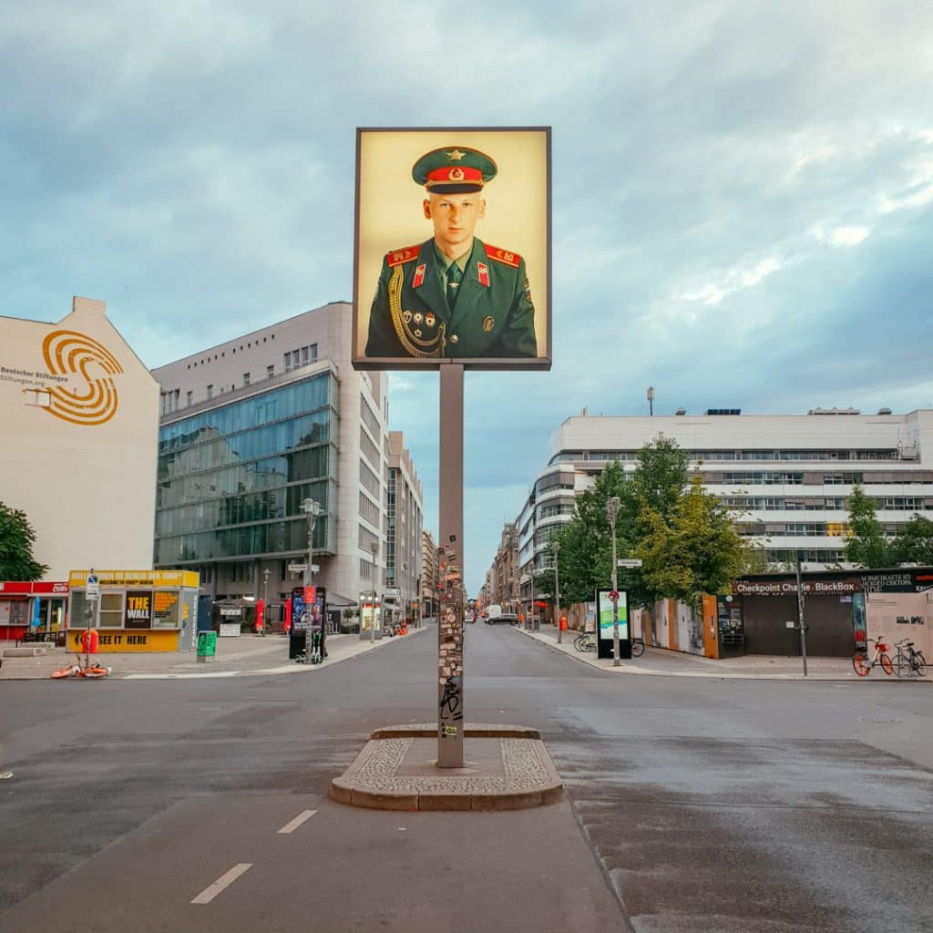 Soviet Soldier at Checkpoint Charlie