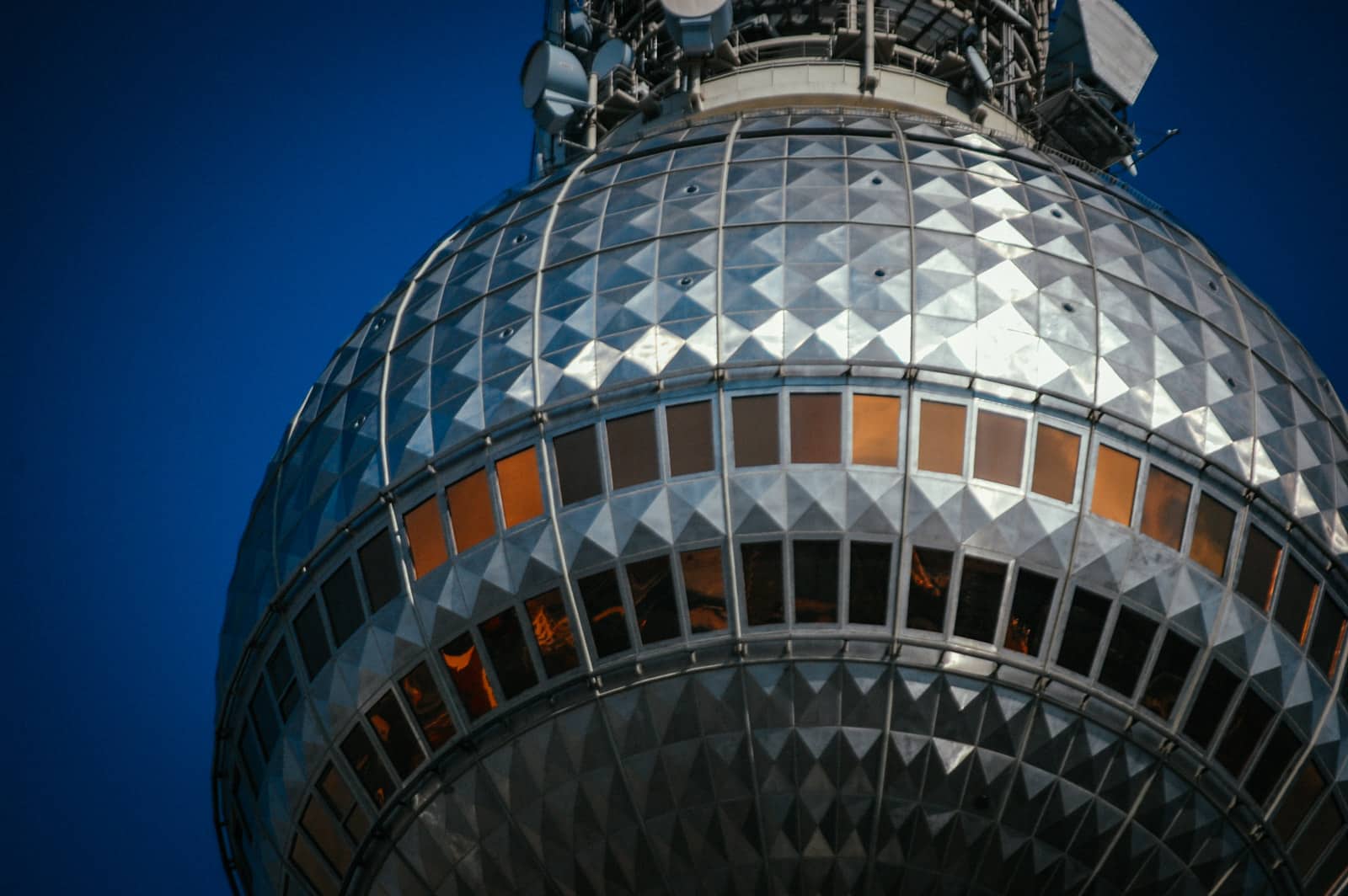 Closeup of the Berlin TV Tower - Fernsehturm