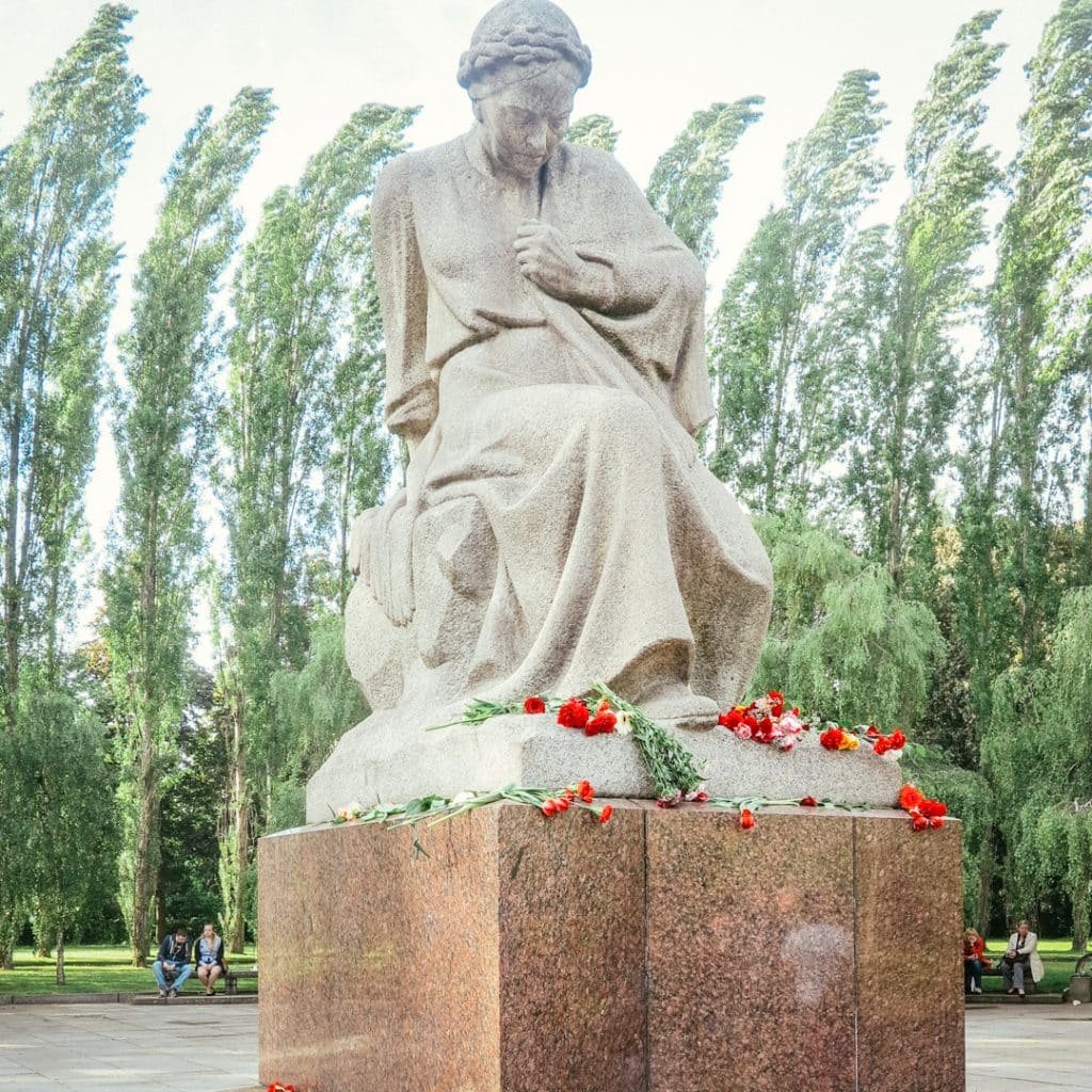 Motherland at the Soviet War Memorial in Berlin
