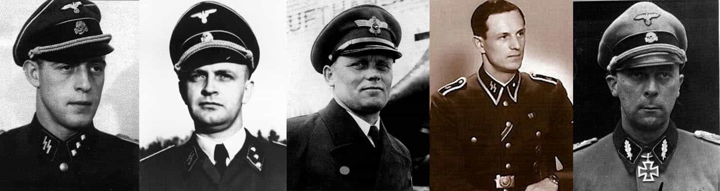 Hitler's bodyguard, Otto Günsche - Hitler's valet, Heinz Linge - Hitler's pilot, Hans Baur - Führerbunker telephone operator, Rochus Misch - SS Generalmajor, Wilhelm Mohnke