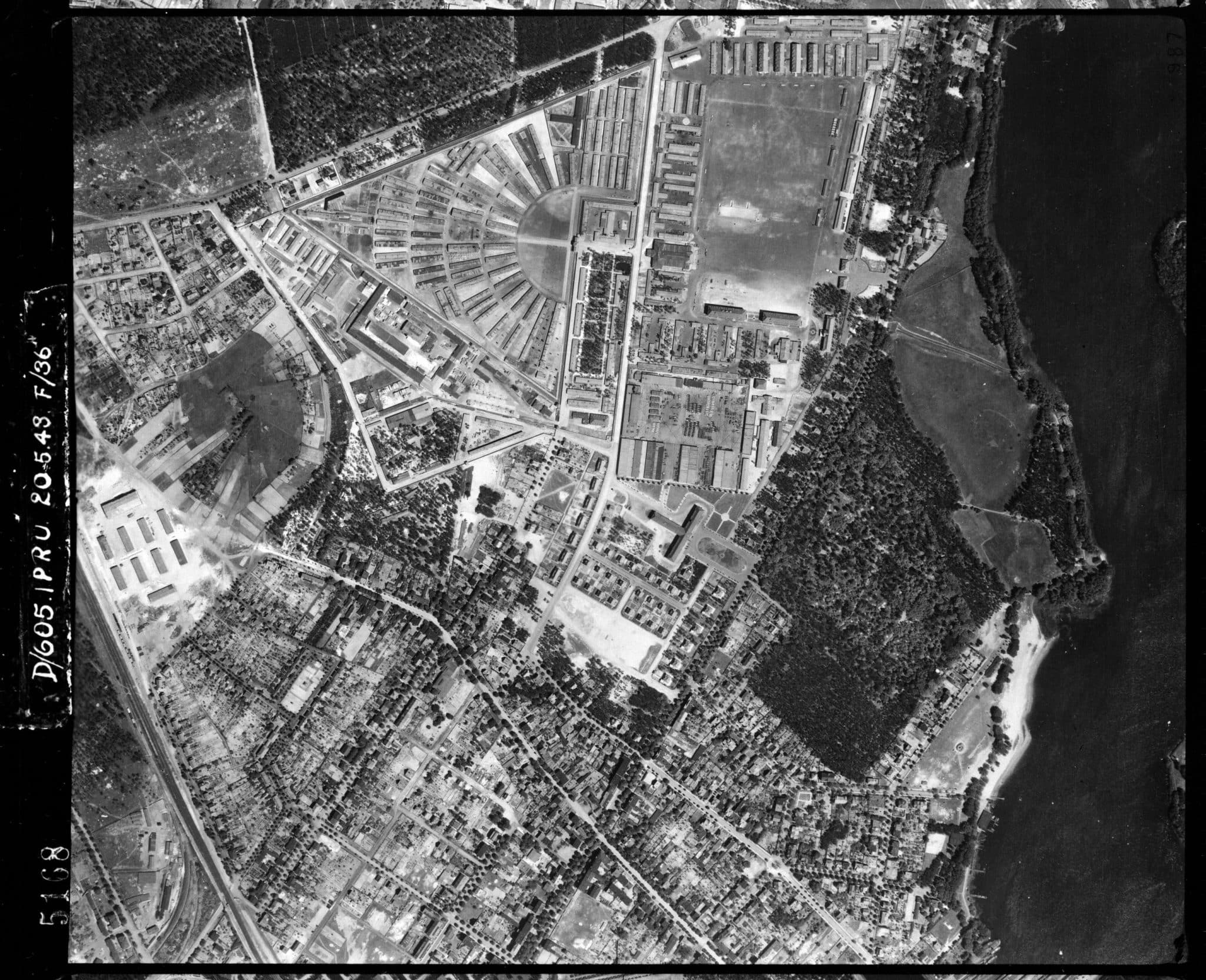 Aerial View of Sachsenhausen Concentration Camp