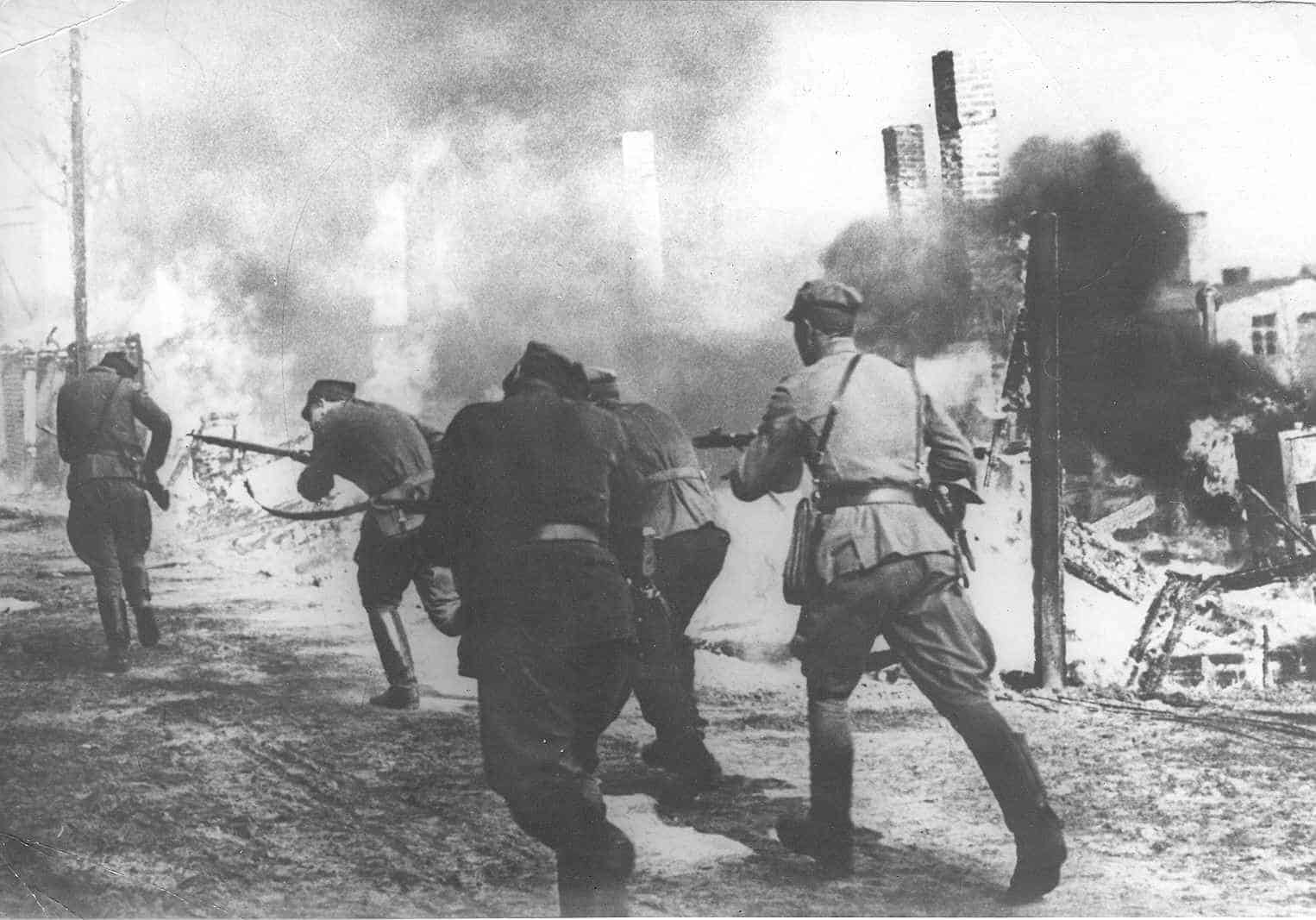 Much of the fighting on May 1st 1945 in the western areas of Berlin was conducted by Polish infantry units