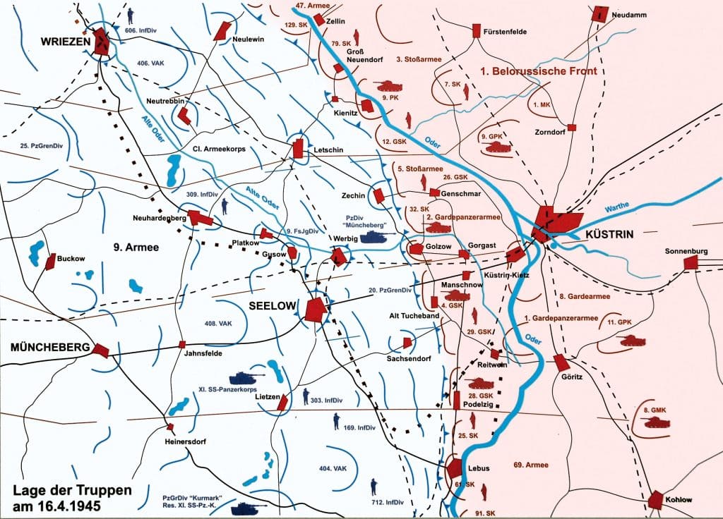 Battle Of Berlin Map