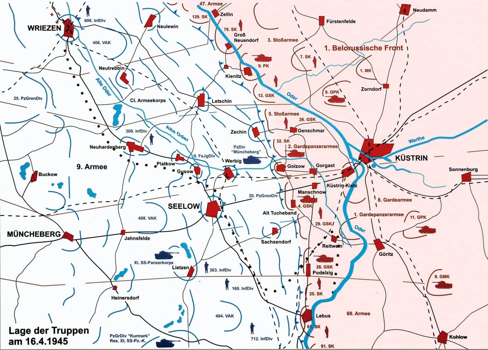 Map Of Battle Of Berlin Map Of Battle Of Berlin