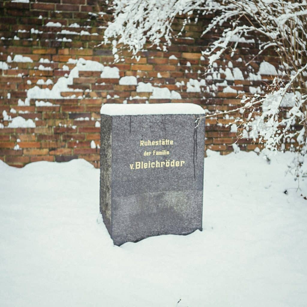 Gerson von Bleichröder's grave in the Socialist Cemetery in Friedrichsfelde