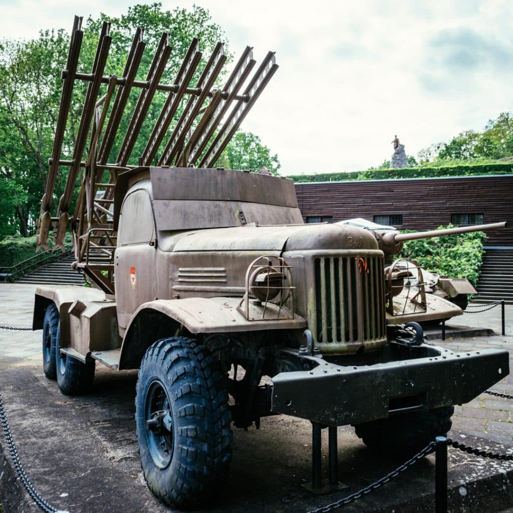 Truck at the Seelow Heights Memorial