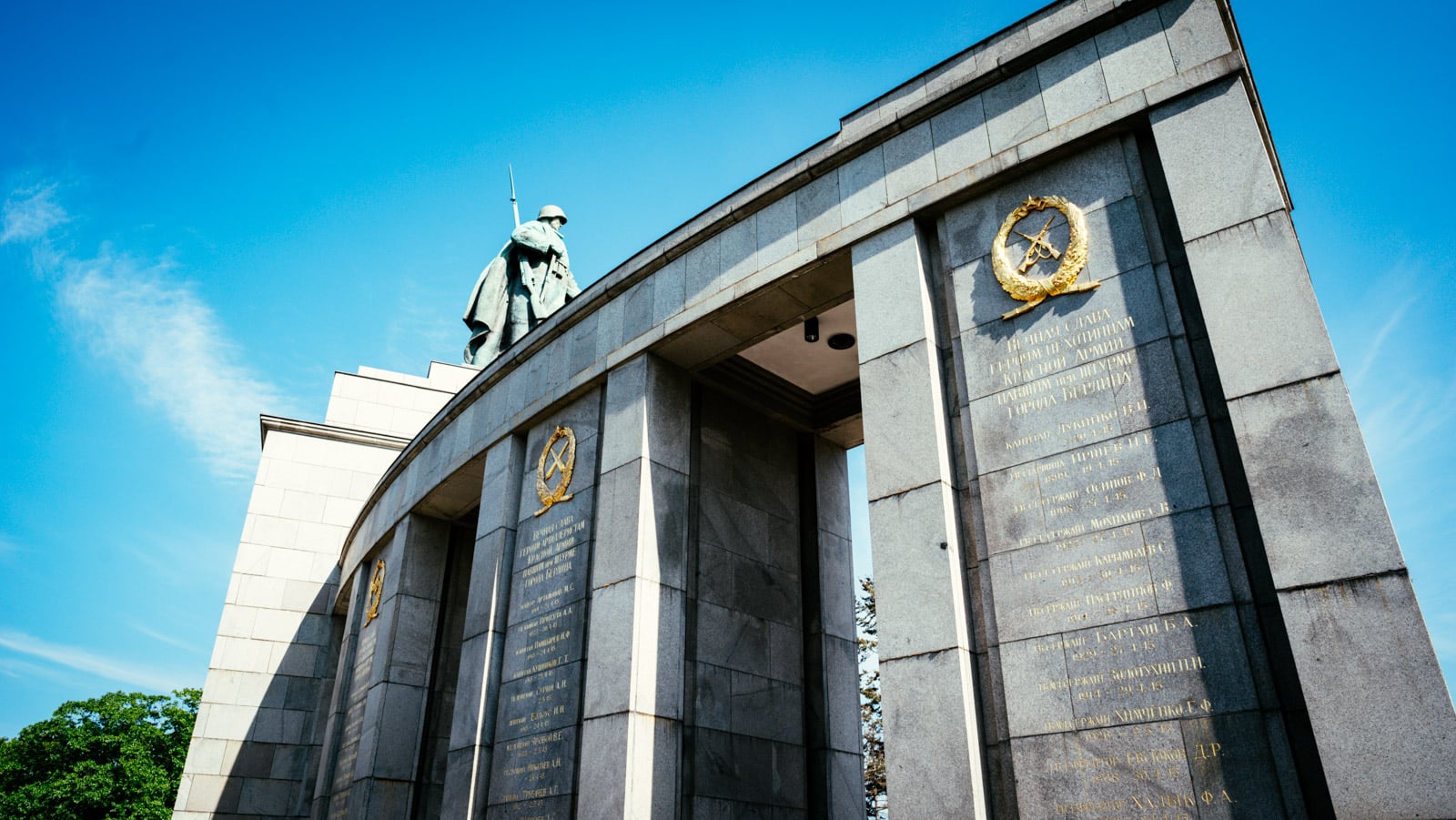 The Soviet War Memorial in the Tiergarten