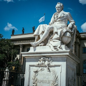 The Alexander von Humboldt Statue on Unter den Linden