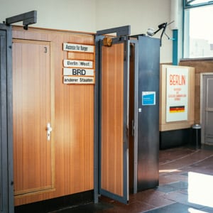 The East German Border Control Box at Tränenpalast