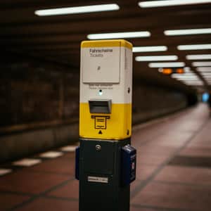 The Ticket Stamping Maching in the Berlin Metro