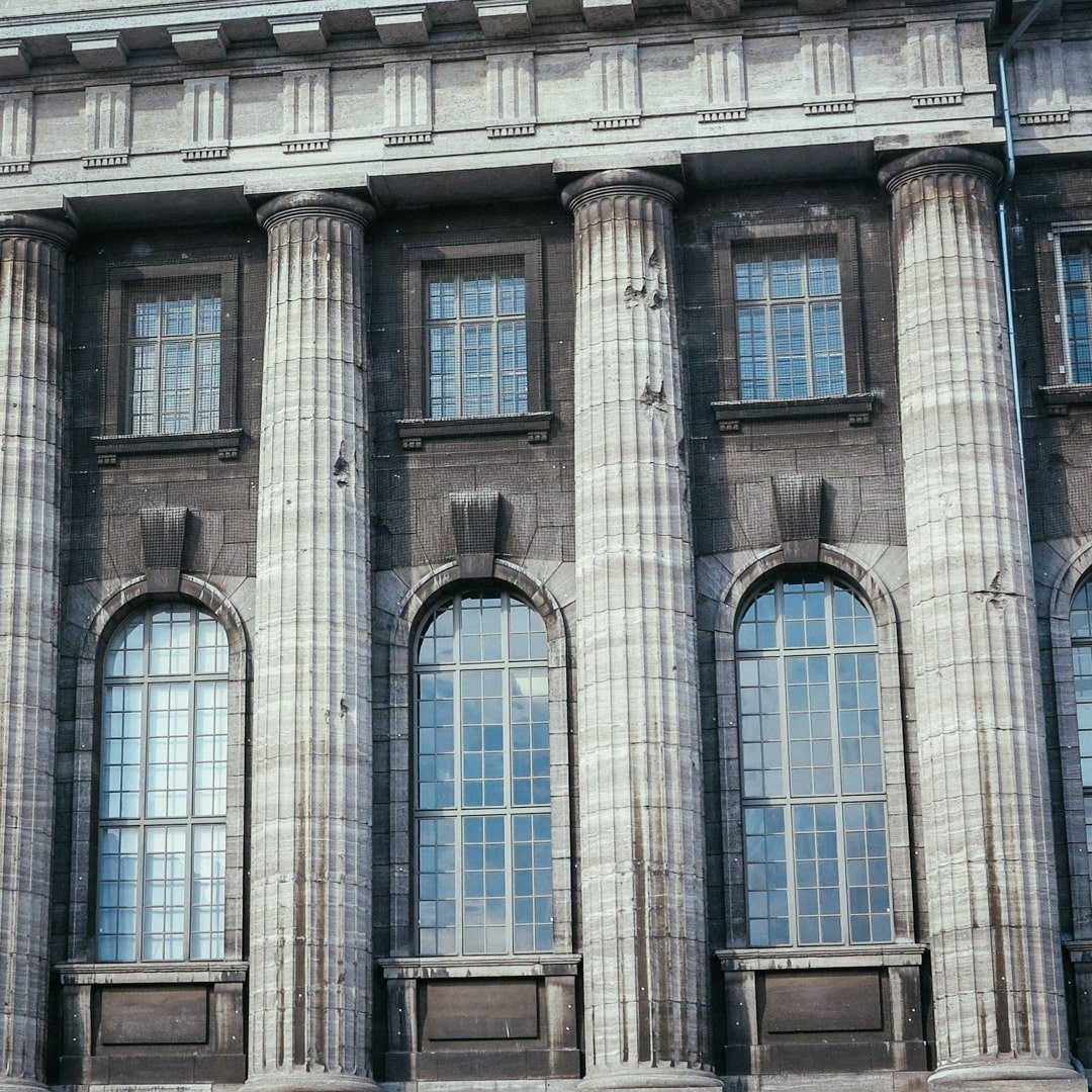 Damage to the Pergamon Museum in Berlin from WW2