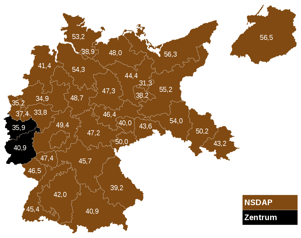 Reichstag Election Results 1933