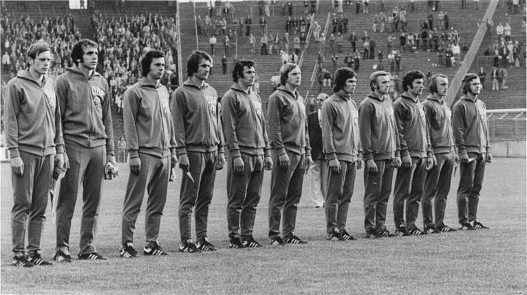 East German Football Team 1972