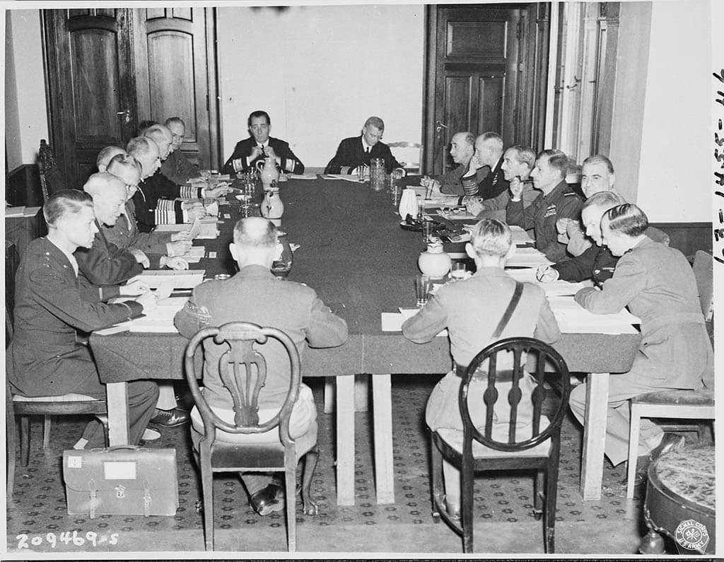 The Potsdam Conference - July 21st 1945 - The Combined Chiefs of Staff would meet on July 21st as part of the fourth plenary session
