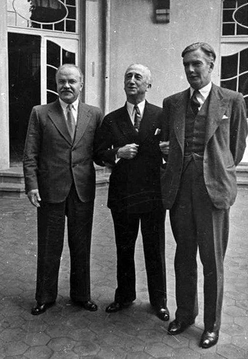 The Potsdam Conference - July 17th 1945 - The Foreign Ministers (Molotov, Byrnes, Eden)
