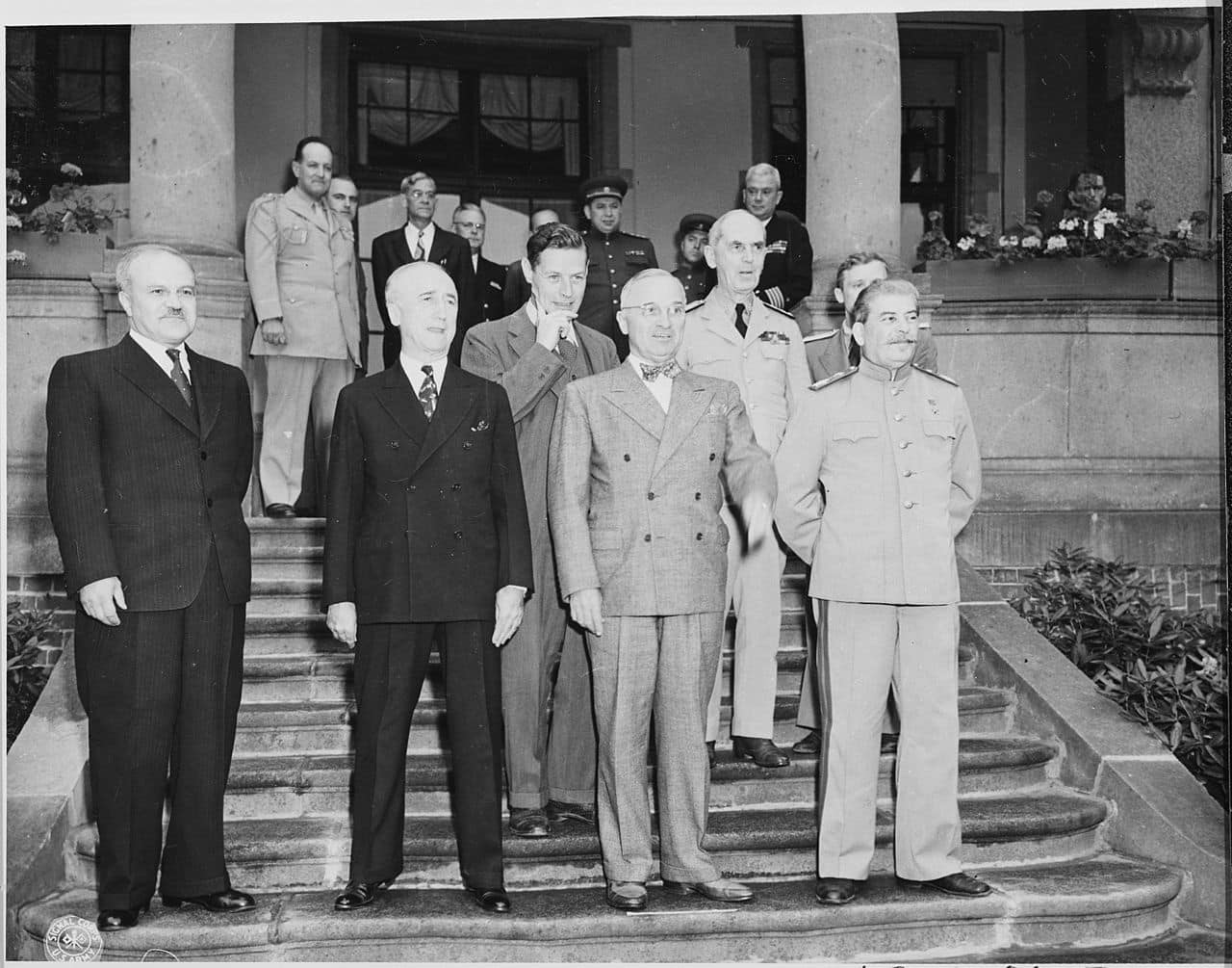 The Potsdam Conference - July 17th 1945 - Truman and Stalin meet for the first time