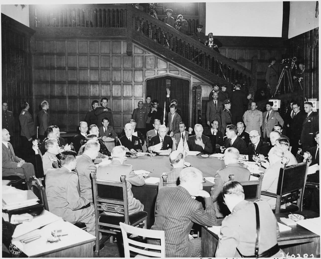 The Potsdam Conference - July 22nd 1945 - Another tense session of the Potsdam Conference would see the Big Three tackle the question of Poland again