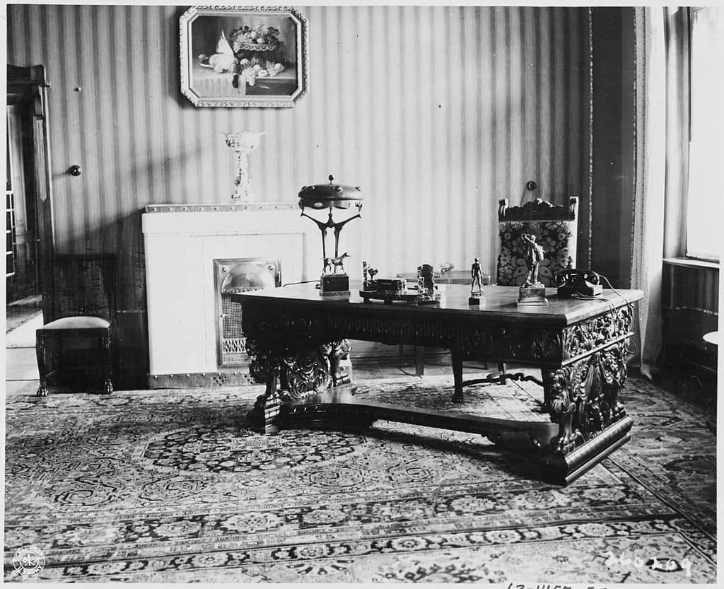 The Potsdam Conference - July 25th 1945 - President Truman's office in the 'Little White House'