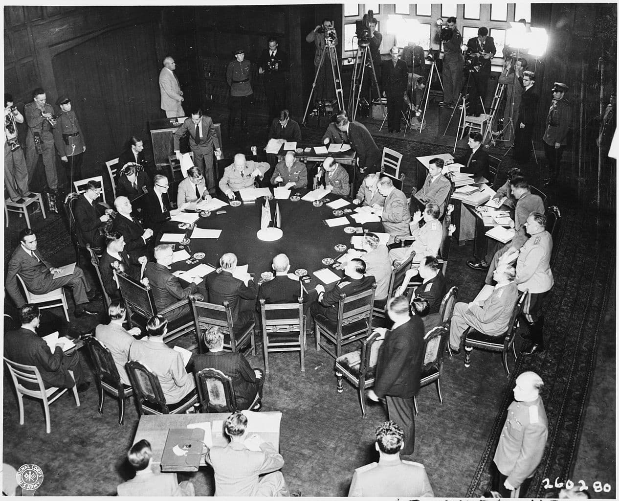 The Potsdam Conference - July 18th 1945 - The second plenary session of the Potsdam Conference begins on July 18th 1945