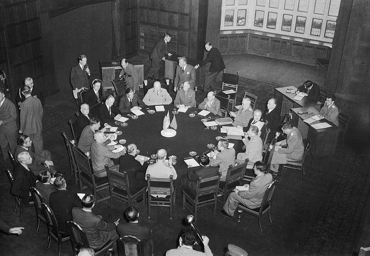 The Potsdam Conference - July 17th 1945 - The opening session of the Potsdam Conference
