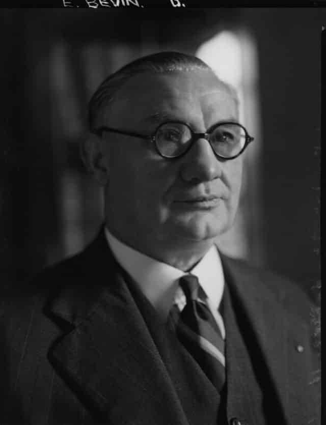 The Potsdam Conference - July 29th 1945 - British Foreign Minister Ernest Bevin who replaced Anthony Eden following Clement Attlee's election success