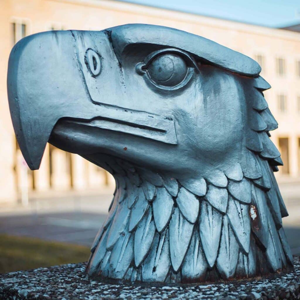 The Nazi Eagle At Tempelhof Airport