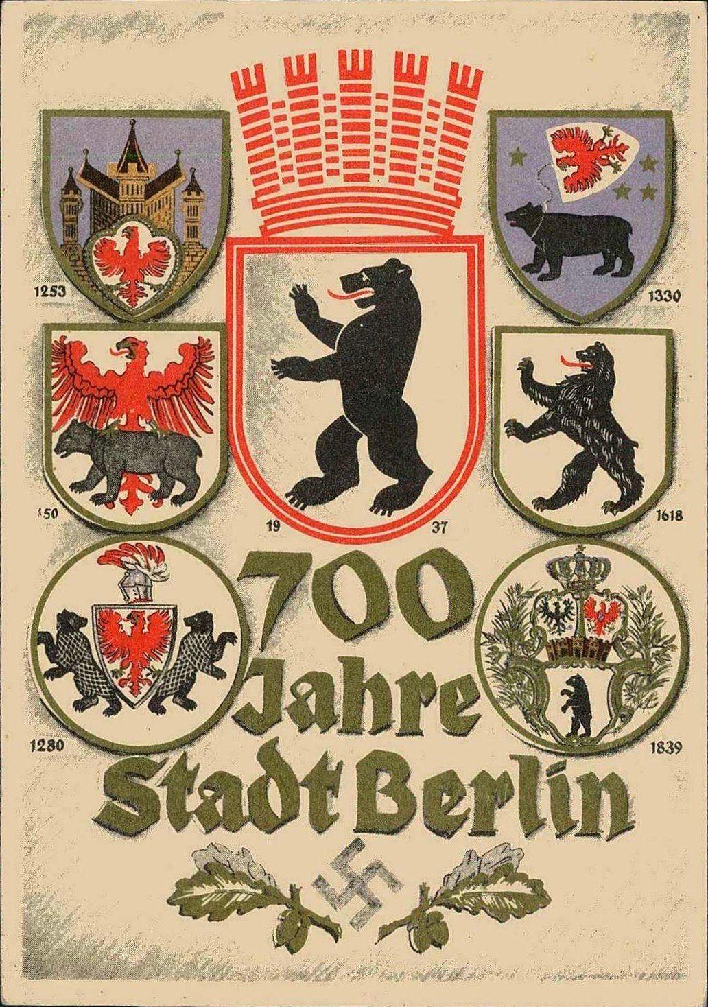 Commemorative 700th anniversary postcard - Creative Commons Attribution-Share Alike 4.0