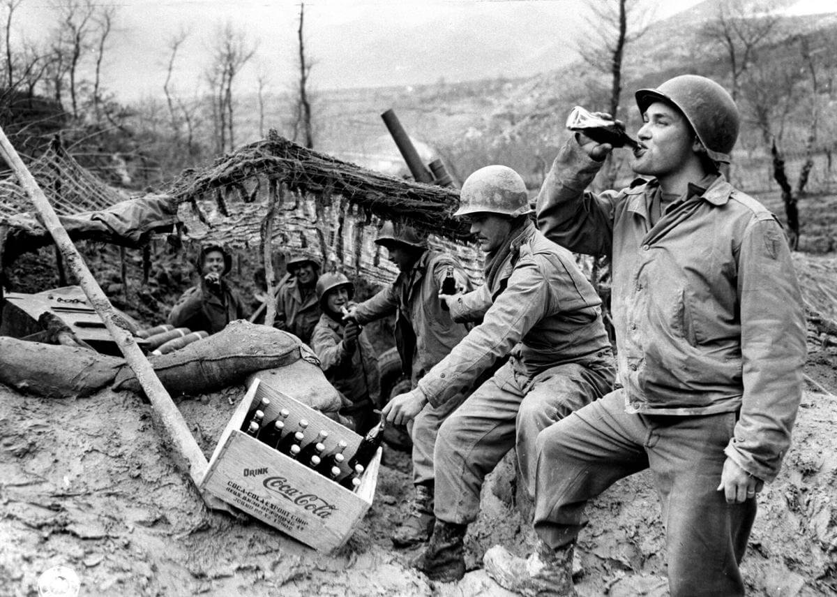 Coke for capitalists and Fanta for Nazis? US soldiers were supplied with Coca Cola during the Second World War - Public Domain