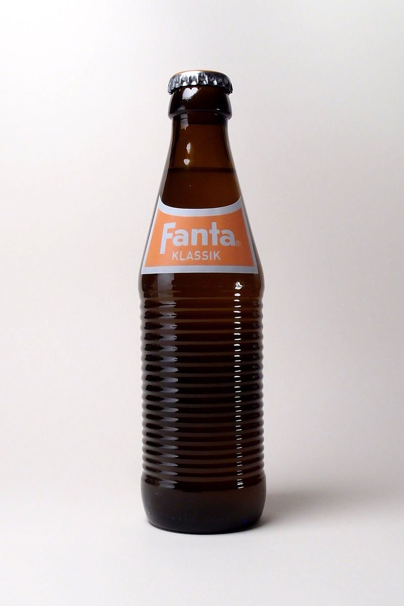The original Fanta bottle relaunched in 2015 - Public Domain