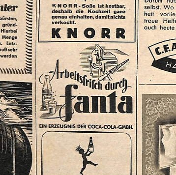 A Fanta advert from the Stuttgarter Illustrierte in 1944 - Public Domain