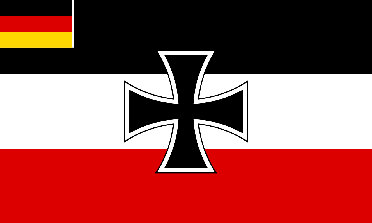 The War Ensign of the Reichwehr (the German Armed Forces) - (1921–1933) - Public Domain
