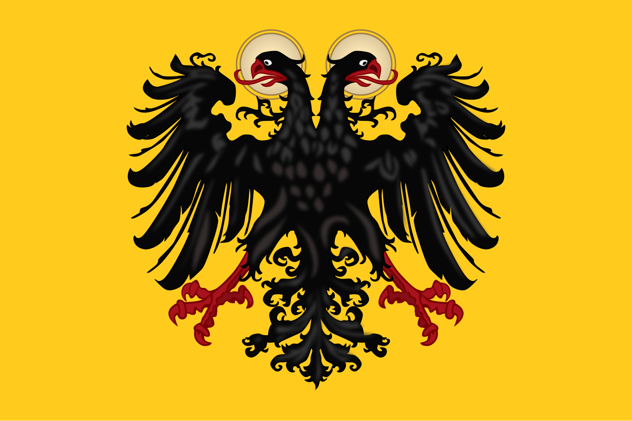 Banner of the Holy Roman Emperor with haloes (1430-1806) - Public Domain