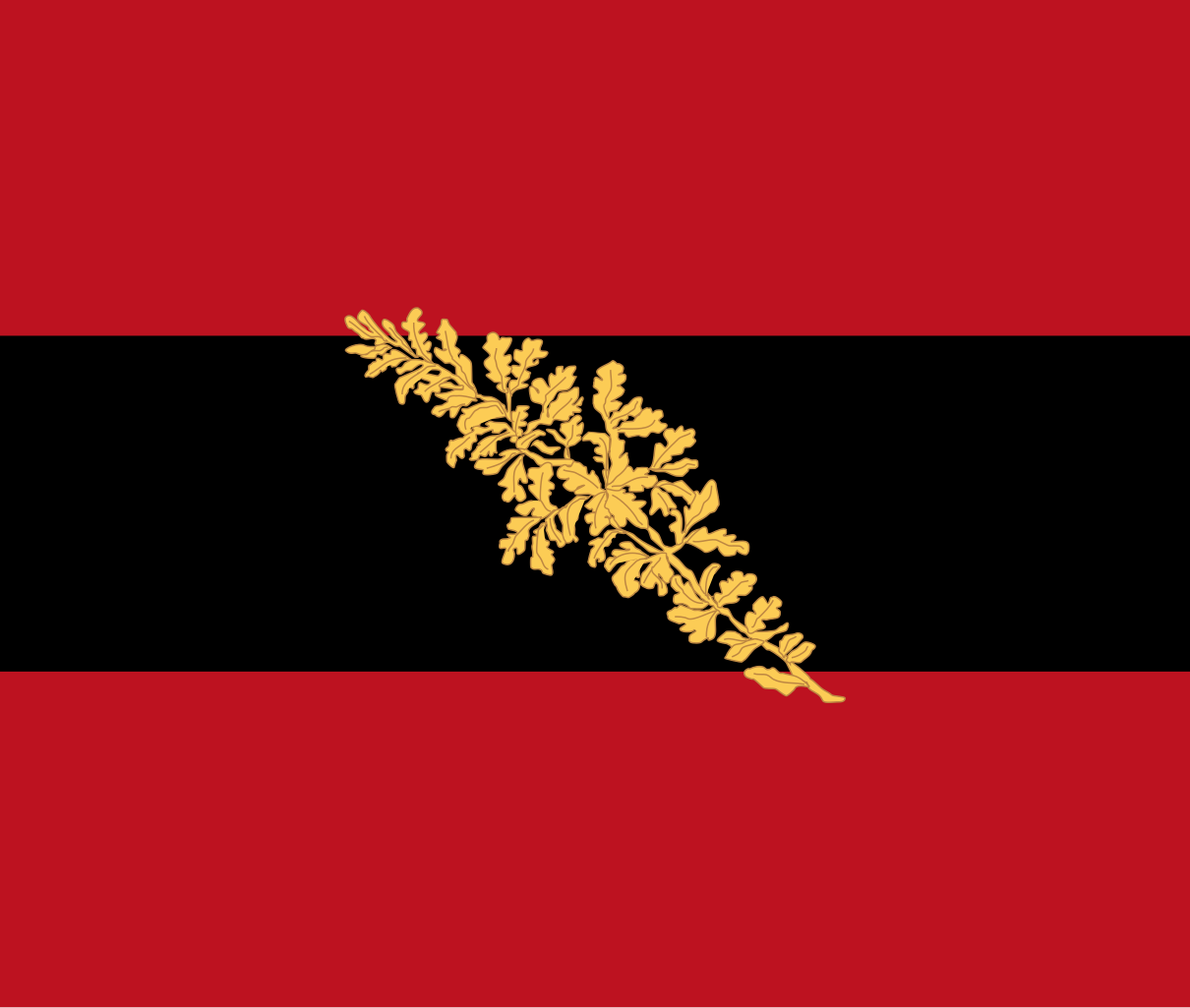 The flag of Jena Urburschenschaft (1816) - Public Domain