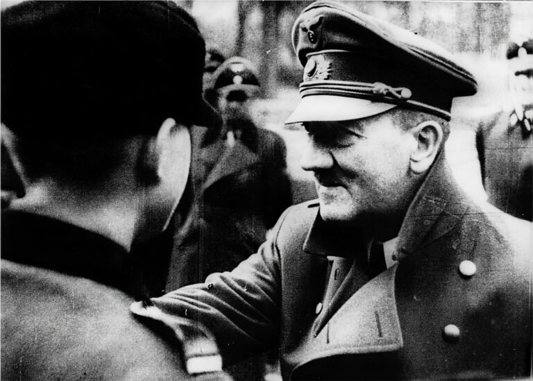 One of the final photos of Adolf Hitler, taken on March 20th 1945 -Public Domain