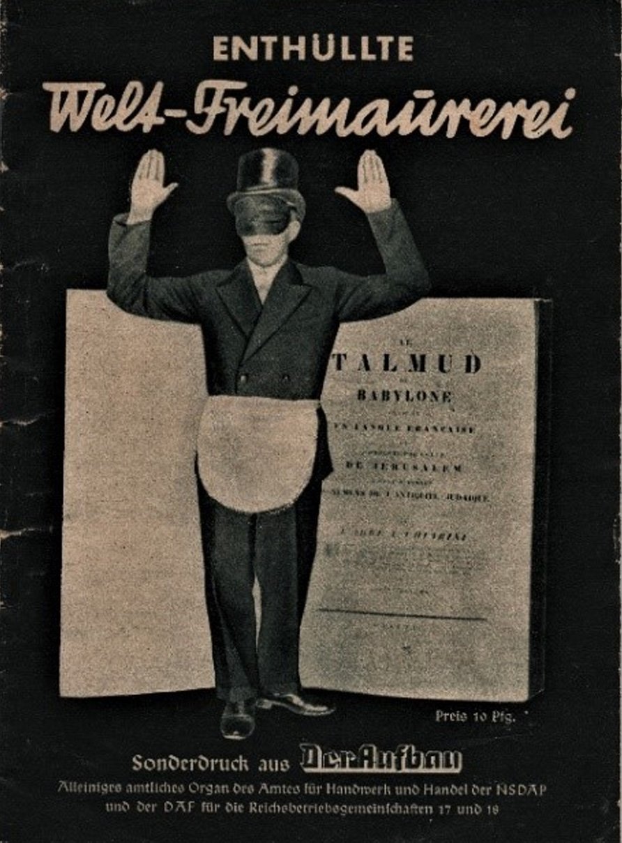 Anti-Freemason Propaganda from the Nazi period - Public Domain