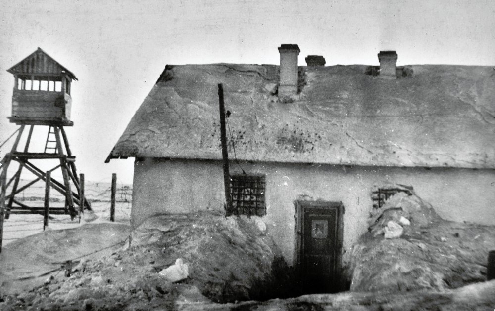 Detention cell ("penal isolator") of a camp in the Vorkuta Region (1945) - Public Domain
